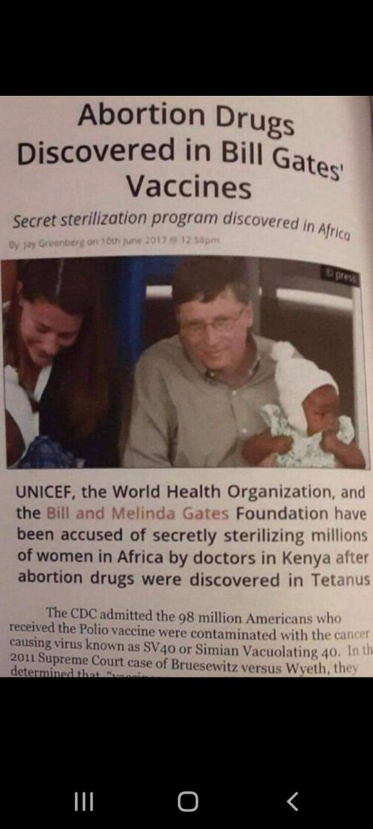 <a href="/Gates_Nigeria/">Gates Nigeria</a> <a href="/MI_Abaga/">MI Abaga</a> <a href="/BillGates/">Bill Gates</a> The most disturbing part? 

They call it PHILANTHROPY.   

For decades, Bill Gates has used India and Africa as testing grounds treating human lives like experiments. 

This isn’t charity. It’s control.  
Gates has long promoted ideas rooted in eugenics. He plays God. 
He isn’t