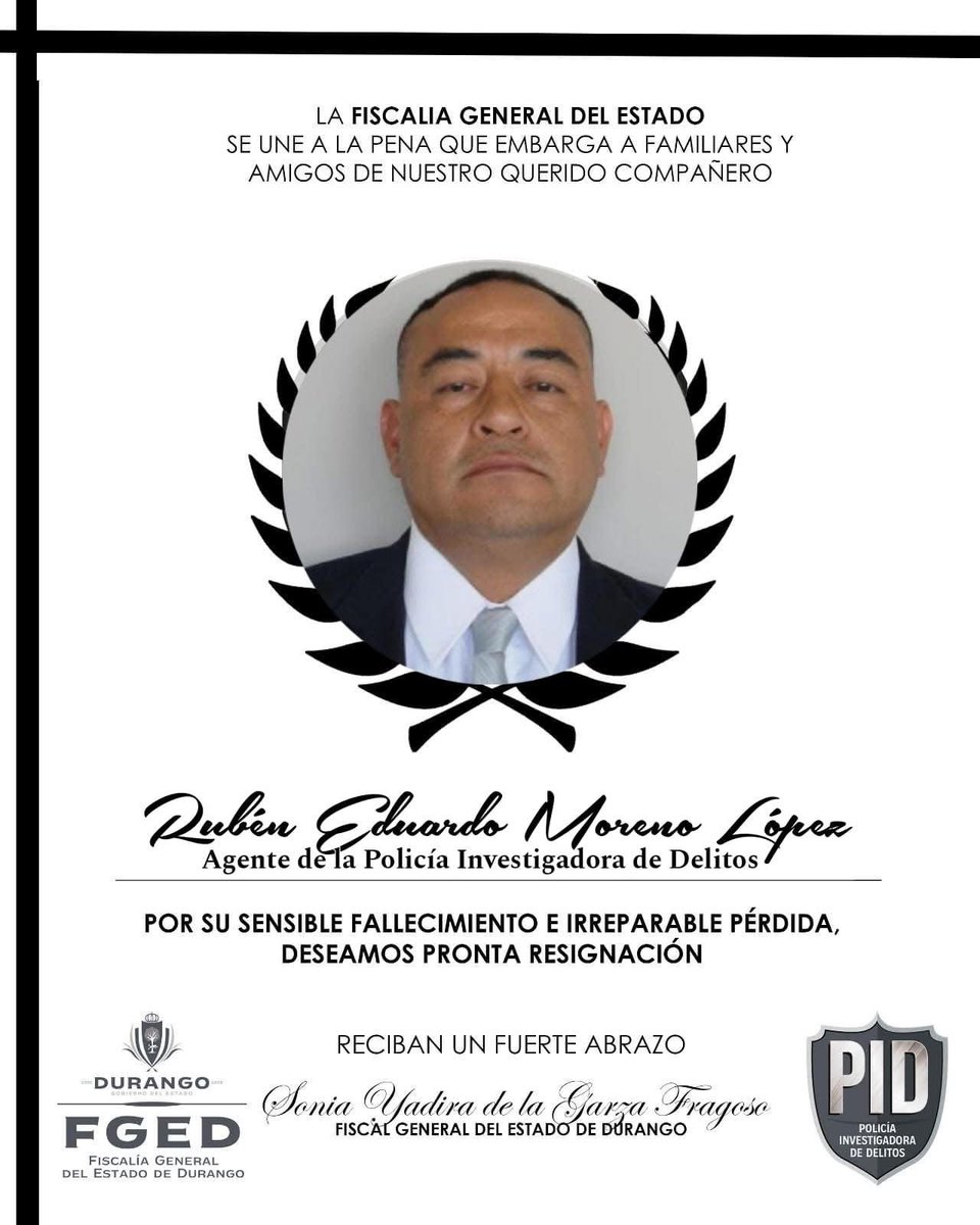 🔴 Homicidio en bar Makondo, Gómez Palacio

Rubén Eduardo Moreno, de Lerdo, fue asesinado por dos guardias de seguridad dentro del bar Makondo la madrugada del domingo. Fue golpeado y estrangulado. Ambos agresores ya fueron detenidos por la Policía Investigadora. #Durango
