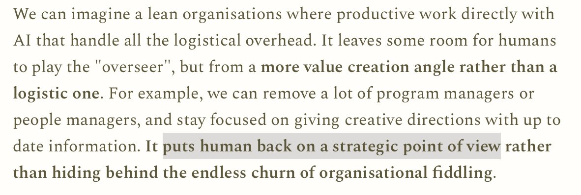Hot take: I hope people middle managers are the first jobs to be replaced by AI 
agathayu.substack.com/p/humans-unman…