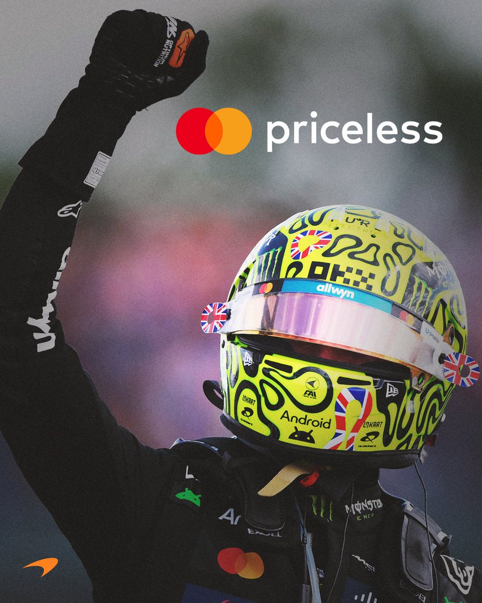McLaren (@mclarenf1) on Twitter photo Achieving your dream in front of your home crowd.
#McLaren | #priceless | <a href="/Mastercard/">Mastercard</a> Achieving your dream in front of your home crowd.
#McLaren | #priceless | <a href="/Mastercard/">Mastercard</a>
