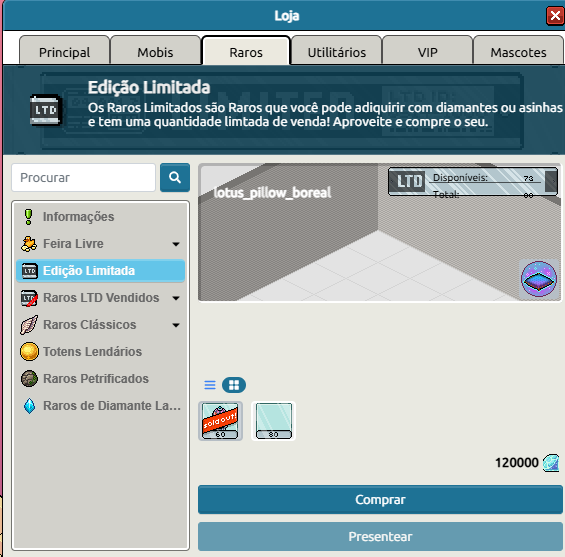 O Almofada Aurora Boreal 🌠 acaba de ser disponibilizado no catálogo para todos os usuários por 120.000 diamantes 💎 e com 80 lotes!

♻️ Siga-nos e dê RT 🔁 para concorrer 1 unidade do novo raro LTD no <a href="/MeuHabblet/">Habblet</a>!

🥇 1 vencedor, anunciado na terça-feira!