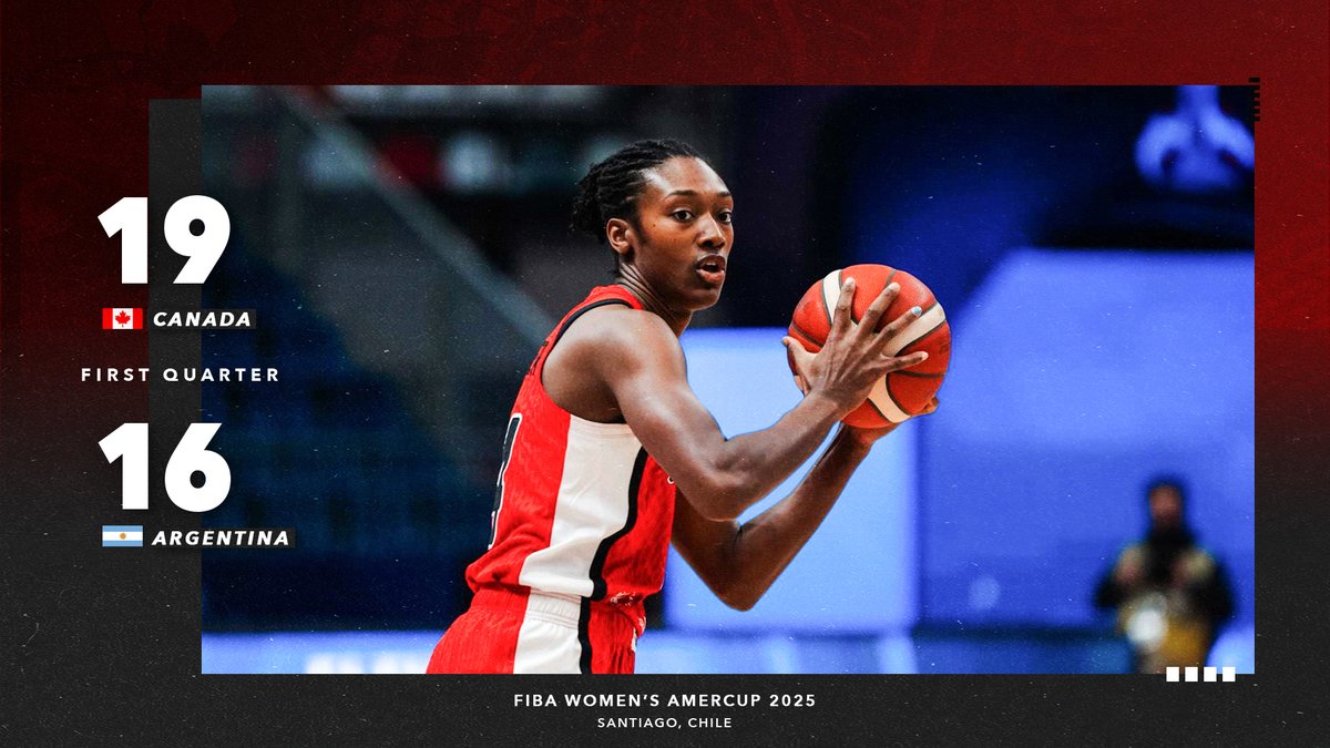 Canada Basketball (@canbball) on Twitter photo Canada by 3 to end the first quarter // Canada by 3 to end the first quarter
📺 LIVE on <a href="/courtside1891/">Courtside 1891</a>
#SWNT #AmeriCupW Canada by 3 to end the first quarter // Canada by 3 to end the first quarter
📺 LIVE on <a href="/courtside1891/">Courtside 1891</a>
#SWNT #AmeriCupW