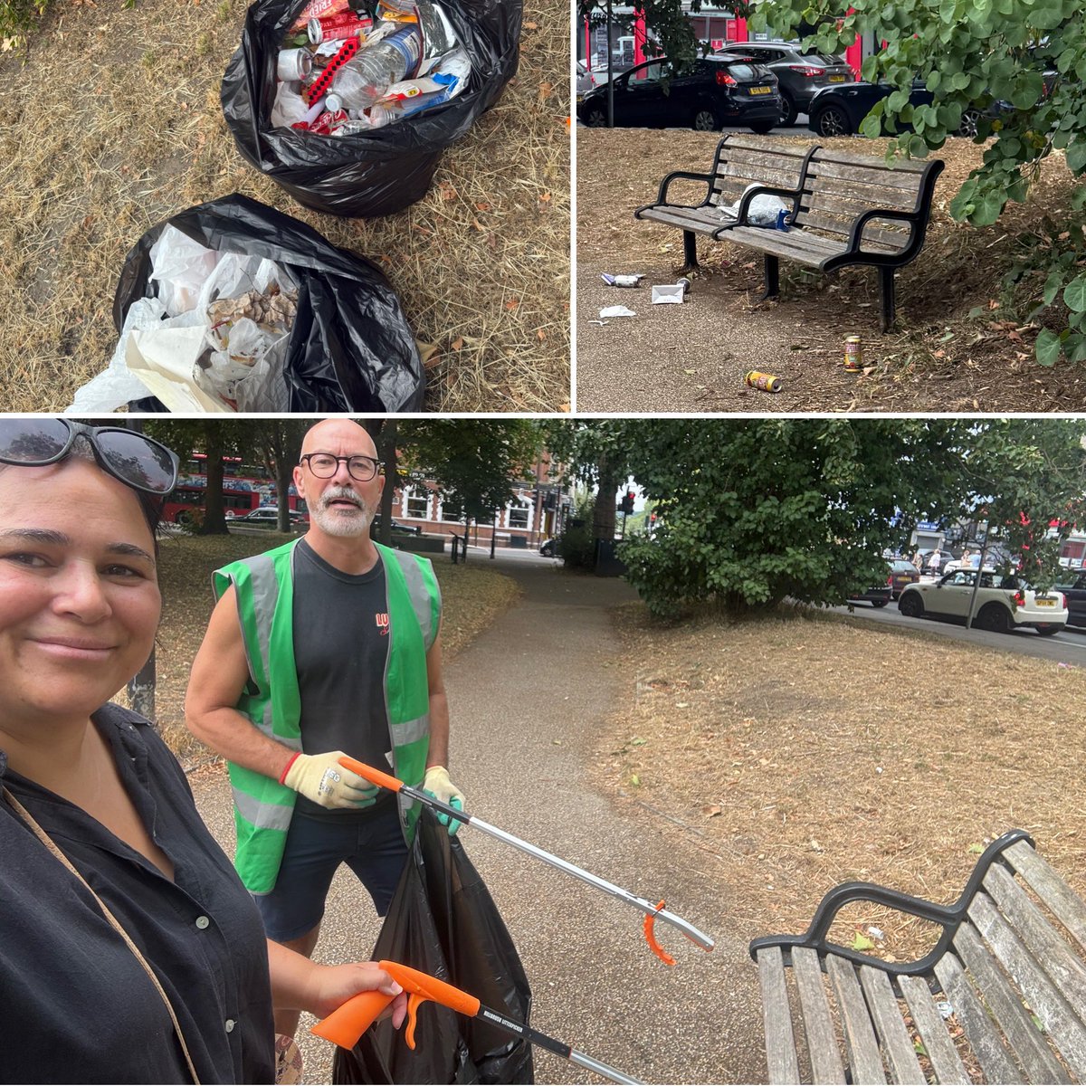 It’s great people are enjoying Beckenham Green 🌿 but please use the bins!
We picked up 2 bags of litter today — fast food boxes, beer cans and spirit bottles from the night before.

Let’s keep Beckenham Green clean 💚
#Beckenham #KeepItClean