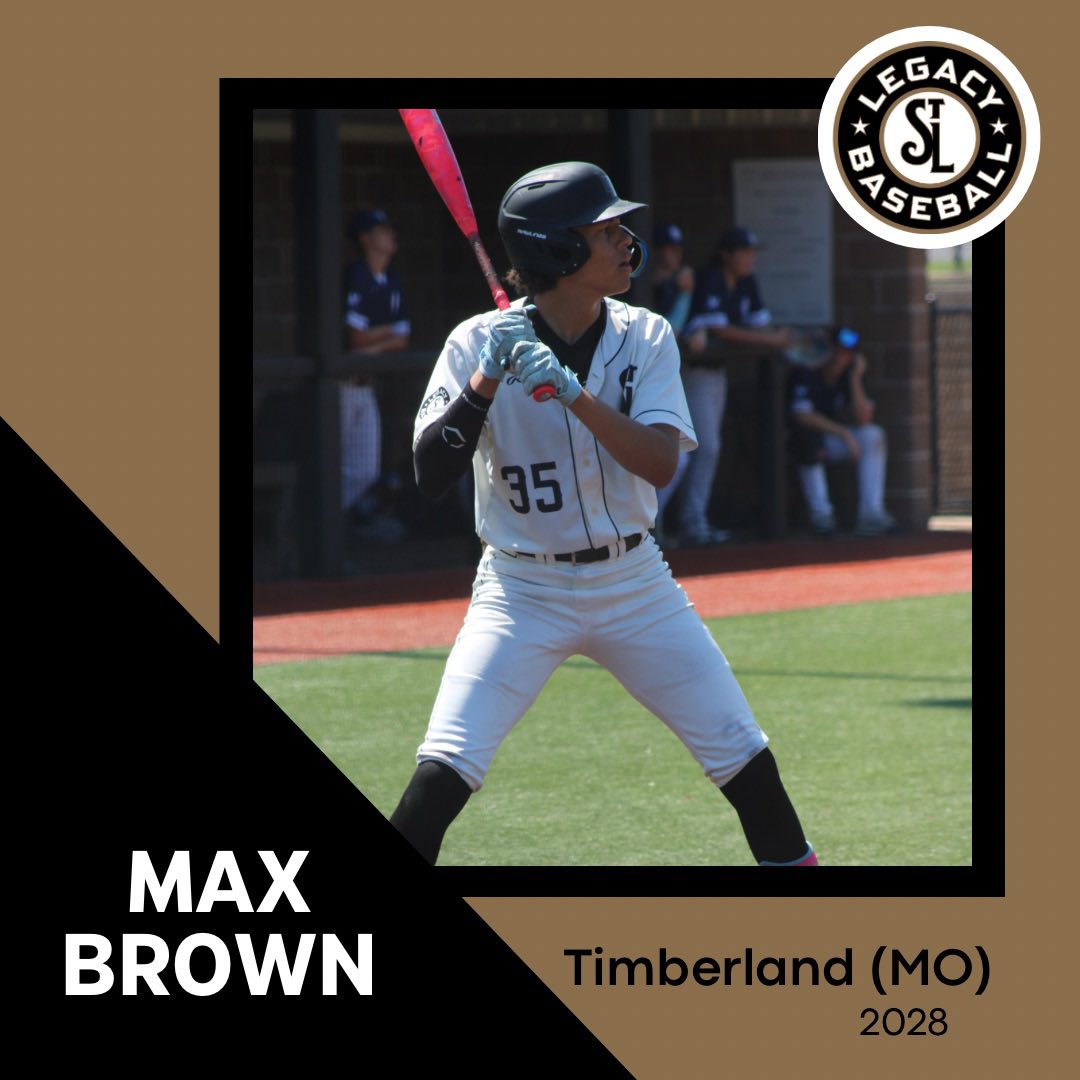 2028 <a href="/Maximus_3524/">Max Brown</a> Showing his smooth swing and natural power today at the 15u PG Elite Nationals Championship 

1-2 with a TRIPLE
2 RUNS SCORED
1 BB 

and about 2 ft short from leaving the yard today at the 365’ left-center gap