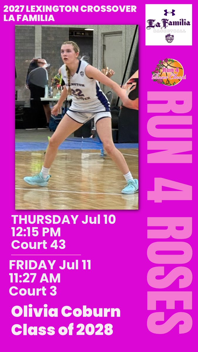 Olivia Coburn (@oliviacoburn28) on Twitter photo This is my upcoming schedule <a href="/TFNsRun4Roses/">TFN's Run 4 Roses</a>. Come check us out!
<a href="/LexCrossover/">πππ±π’π§π ππ¨π§ ππ«π¨π¬π¬π¨π―πr @UANextGHoops</a> <a href="/PGHKentucky/">Prep Girls Hoops Kentucky</a> <a href="/JBrandonhz/">Coach Brandon Hughes</a> <a href="/RiseCircuit/">UA Rise Circuit</a> <a href="/MJHoopsTraining/">Matt Jones</a> <a href="/TA32ksu/">ProlificskillsTrainingTA</a> <a href="/kybigthings/">Big Things Kentucky on YouTube</a> <a href="/alyxwhite_/">Alyx White</a> <a href="/Girls11thHoops/">11th Region Girls Hoops</a> <a href="/BrynnBrickey/">Brynn Brickey</a> <a href="/mayacustard/">Maya</a> <a href="/Kaleigh_Potts3/">Kaleigh Potts</a> <a href="/layla_flynn11/">layla flynn</a> This is my upcoming schedule <a href="/TFNsRun4Roses/">TFN's Run 4 Roses</a>. Come check us out!
<a href="/LexCrossover/">πππ±π’π§π ππ¨π§ ππ«π¨π¬π¬π¨π―πr @UANextGHoops</a> <a href="/PGHKentucky/">Prep Girls Hoops Kentucky</a> <a href="/JBrandonhz/">Coach Brandon Hughes</a> <a href="/RiseCircuit/">UA Rise Circuit</a> <a href="/MJHoopsTraining/">Matt Jones</a> <a href="/TA32ksu/">ProlificskillsTrainingTA</a> <a href="/kybigthings/">Big Things Kentucky on YouTube</a> <a href="/alyxwhite_/">Alyx White</a> <a href="/Girls11thHoops/">11th Region Girls Hoops</a> <a href="/BrynnBrickey/">Brynn Brickey</a> <a href="/mayacustard/">Maya</a> <a href="/Kaleigh_Potts3/">Kaleigh Potts</a> <a href="/layla_flynn11/">layla flynn</a>