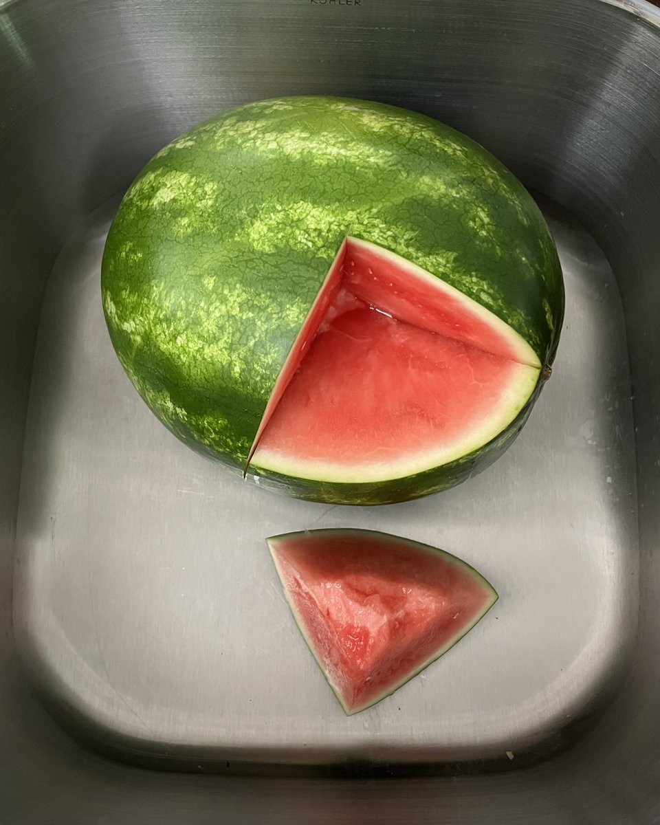 Diana_in_Winter's tweet photo. 🍉Watermelon! Covid suppresses the appetite, but this is the most fab thing I’ve eaten this whole week! Sliced out a big chunk & ate it w/o delay. I could hear my mother saying “Diana, you’re eating like a heathen!”
#Watermelon #SliceOfHeaven #Covid #Heathen #Summertime #EXTPP 5 https://t.co/OJvdk2gf1z