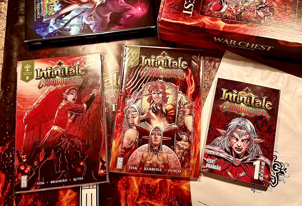 InfinitaleComic's tweet photo. 🔥INFINITALE CHRONICLES #2 already surpassed the first campaign’s funding (not including InDemand Sales)!

🧾 5 backers away from 100 backers!

⏰ 16 days left to back this epic fantasy adventure!

📚 3 Editions available! Whichever gets backed the most determines the future style of the rest of this 10 book series!

🎁 Don’t miss out on the FREE add-ons!

🚚 Fulfillment starts when the campaign ends!

Link in the replies!