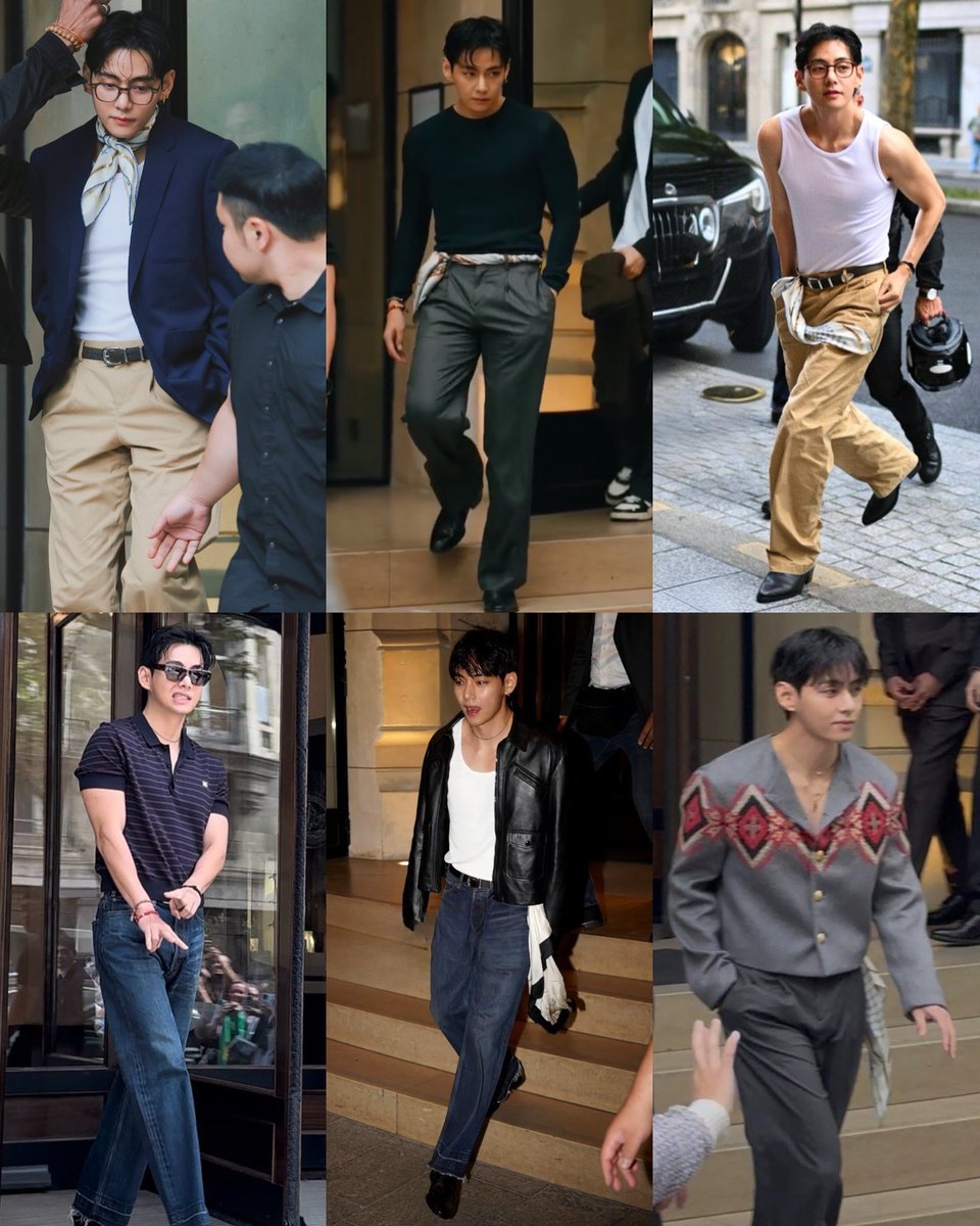 Taehyungimpact's tweet image. OUTFITS FOR THIS WEEK | CELINE BOY V