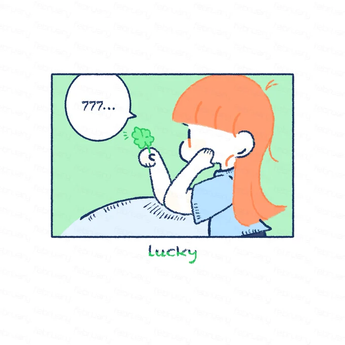 R7.07.07 lucky day🍀*゜
 #イラスト  #illustration 