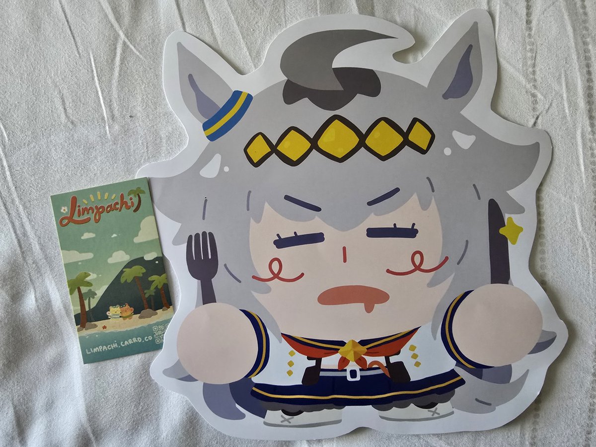 KhamsAlan's tweet image. Thanks @limpachu for the 1 of 1 Oguri Cap cutout.  #31 for the win, iykyk. 😎

#AX2025 #AX2025ArtistAlley #AnimeExpo2025 #umamusume #umamusumeprettyderby #oguricap