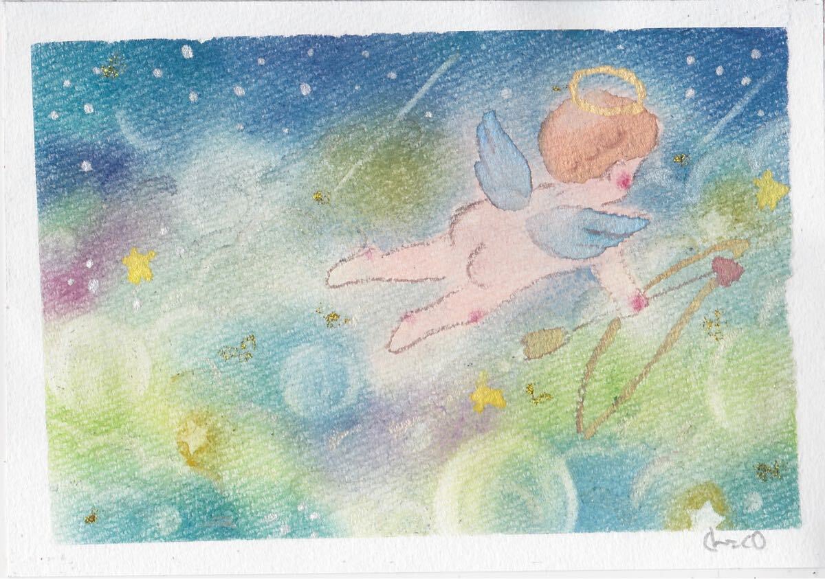 パステル画「Face～浄化」 オーロラ🖼️ #オイルパステル #パステル画 #パステルアート