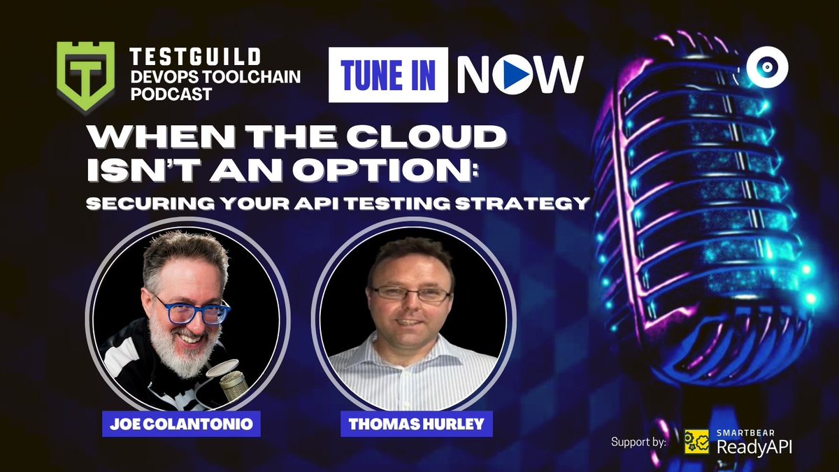 joecolantonio's tweet image. Not every team can test in the cloud, and that’s okay.☁️ In this episode, Thomas Hurley shows how on-prem #API testing can be just as scalable, secure, and modern. Packed with tips on #servicevirtualization, CI/CD, and data protection. Check it out. 👉 testguild.com/podcast/perfor……