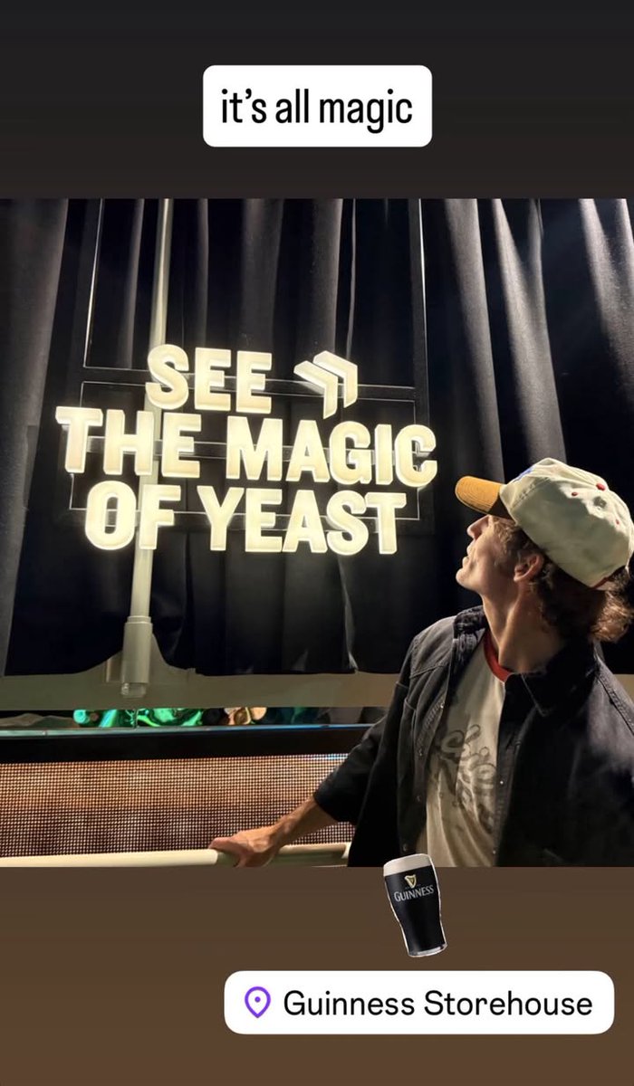 More hijinks at the Guinness Storehouse- Sam really knows how to have a good time! ❤️