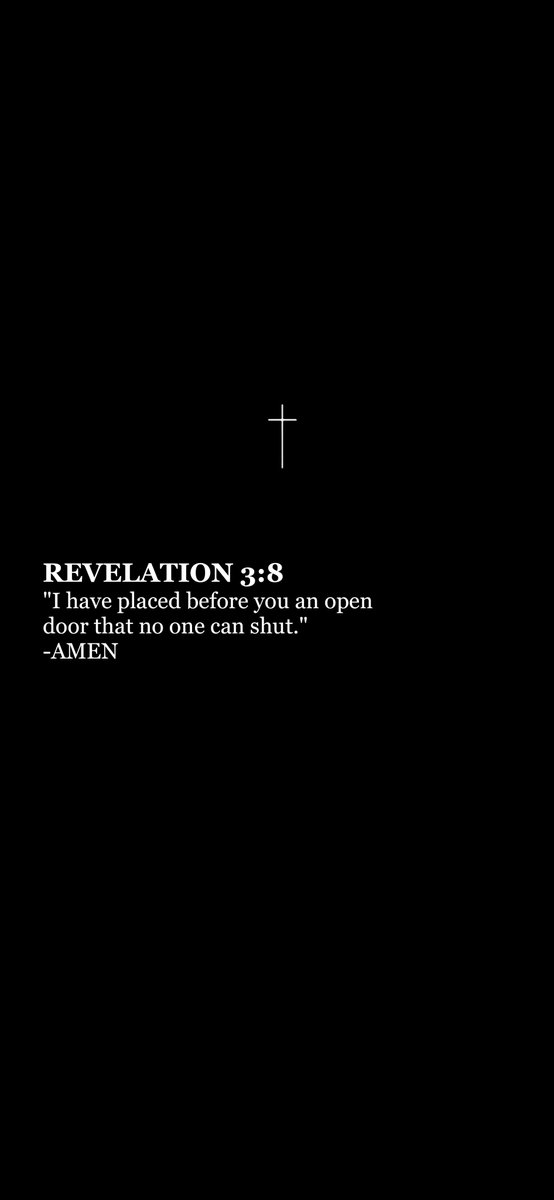 Aestheticswallz's tweet photo. REVELATION 3:8✝️🤍 https://t.co/MGhyKHMy9t