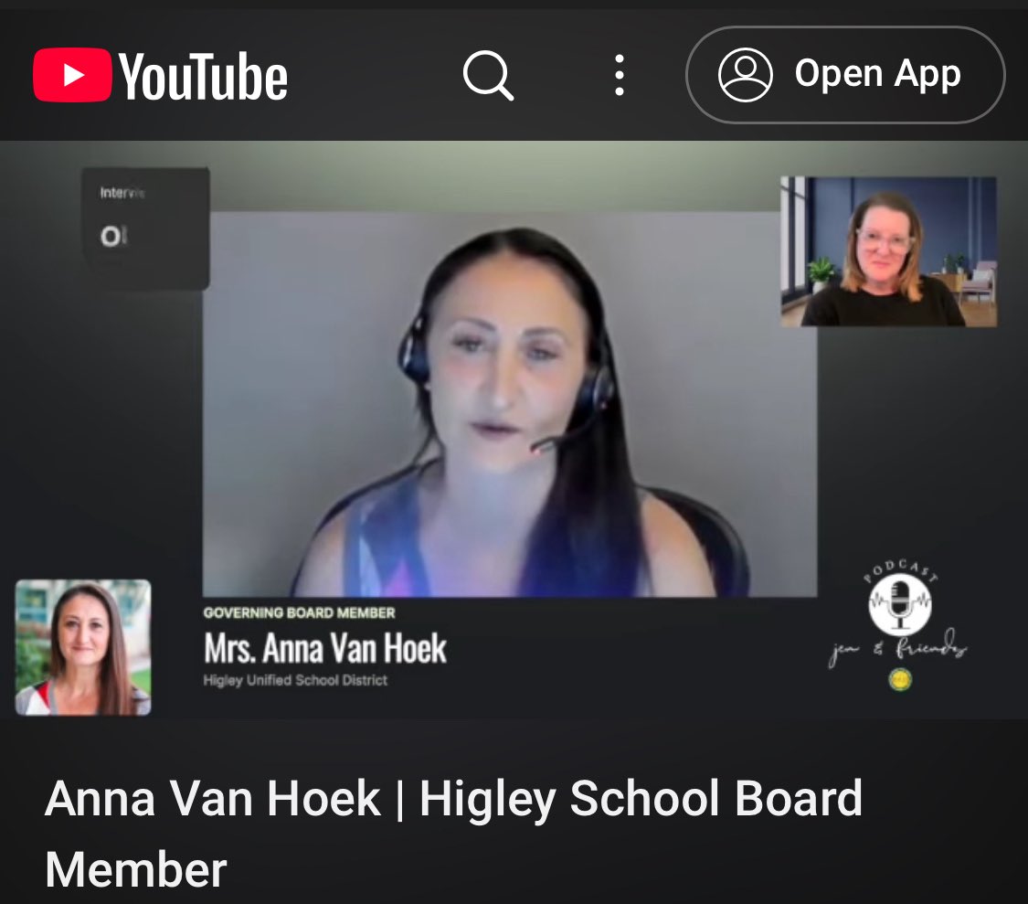 West Valley Jen (@westvalleyfams) on Twitter photo 🚨 School board member Anna Van Hoek talked with me on “Jen & Friends” earlier this year about her push for transparency and standing out from the crowd in her district. This is a must watch. Start at the 6:00 minute mark.
🔗 Exclusive: m.youtube.com/watch?v=dv48i6…
<a href="/PamKirby/">🇺🇸 🌵Pam Kirby 🌵 🇺🇸</a> 🚨 School board member Anna Van Hoek talked with me on “Jen & Friends” earlier this year about her push for transparency and standing out from the crowd in her district. This is a must watch. Start at the 6:00 minute mark.
🔗 Exclusive: m.youtube.com/watch?v=dv48i6…
<a href="/PamKirby/">🇺🇸 🌵Pam Kirby 🌵 🇺🇸</a>