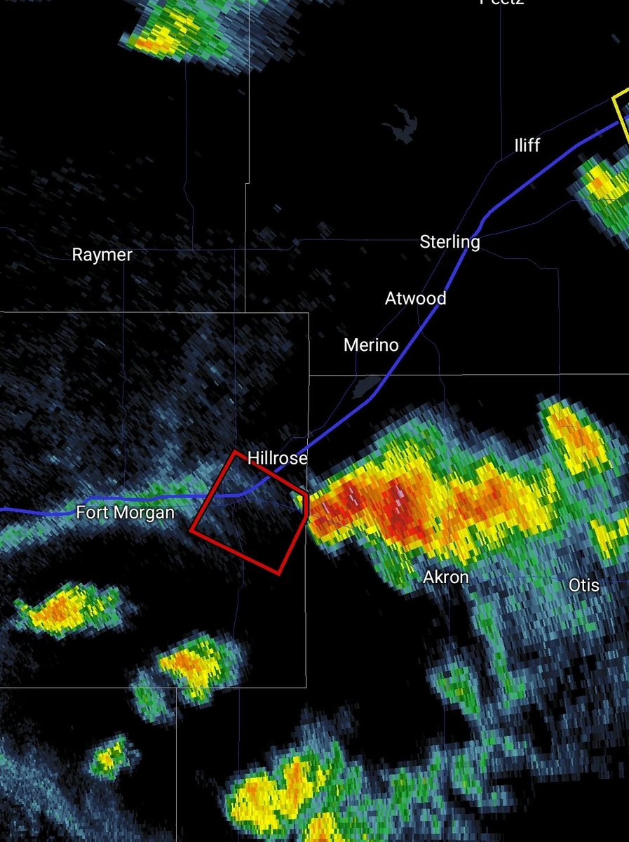 _RyanShepard's tweet image. Weather spotters reported landspout moments ago near brush colorado