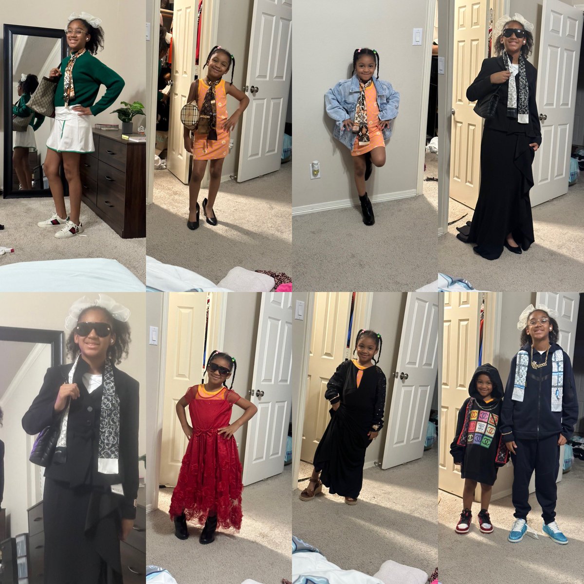 My Lil Models 👸🏽❤️👸🏽❤️🤩 Playing Dress up👀🤦🏽‍♂️🤷🏽‍♂️🤣🤣🤣🤣❤️ So Beautiful &amp; Stylish❤️🤩🙏🏽