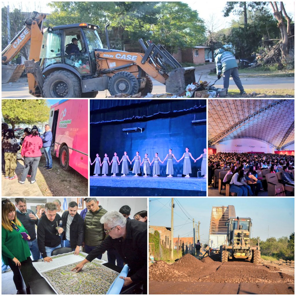 📍Sostenemos la limpieza de la ciudad 📍recorremos los barrios con los programas #MUNA <a href="/UNICEFargentina/">UNICEF ARGENTINA</a>📍celebramos el aniversario de nuestra Escuela de Danzas Clásicas 📍el gobernador <a href="/LeandroZdero/">Leandro Zdero</a> superviso los avances del mejoramiento barrial en La Rubita <a href="/roy_a_nikisch/">Roy Nikisch</a>