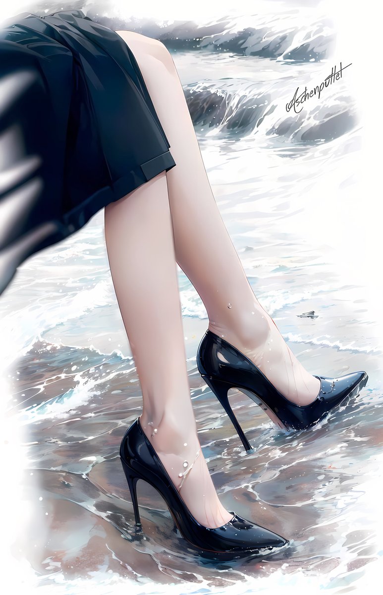HohemAbsatz's tweet image. ✨波とヒールの対話／Dialogue of Waves and Heels✨