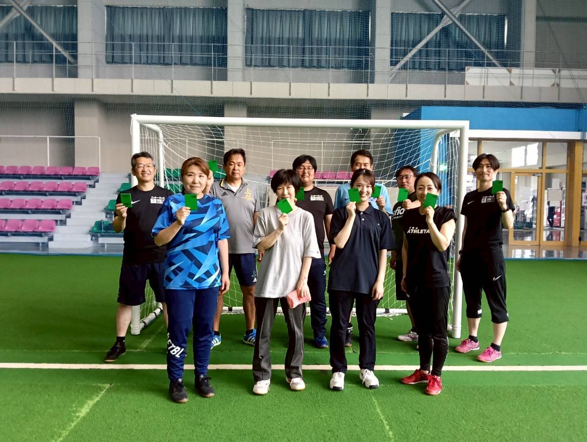 Ifbc028's tweet photo. ７月６日（土）会場サンビレッジ紫波で
第３回JFA公認キッズキッズリーダー養成講習会兼キッズスタッフリフレッシュ研修を開催しました。誰でも気軽に講習会に参加してもらえるように、2025年度より「キッズリーダー養成講習会」の講義部分については、JFA公式ホームページ上で動画で紹介しています。 https://t.co/Lop2B2kenz