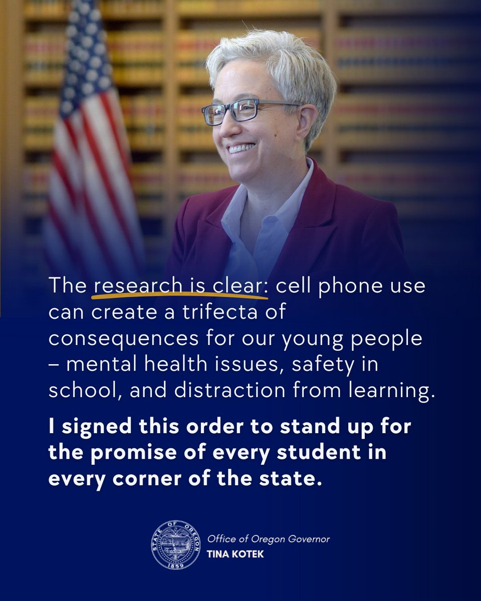 TinaKotek's tweet image. I signed Executive Order 25-09 to stand up for the promise of every student in every corner of the state.