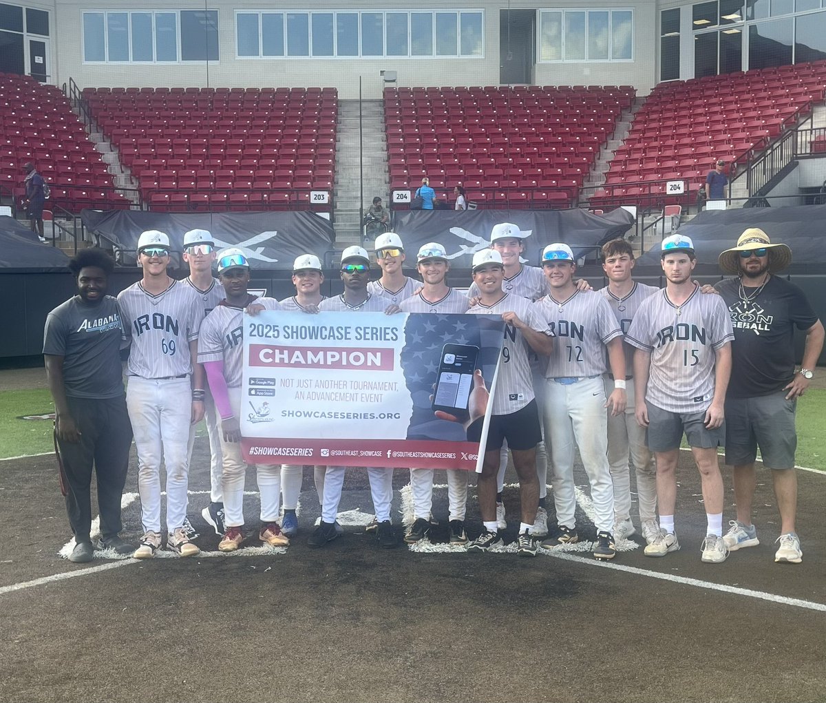Congrats to Showcase Series @ Troy University 19 Division Champions Alabama Iron! #ShowcaseSeries