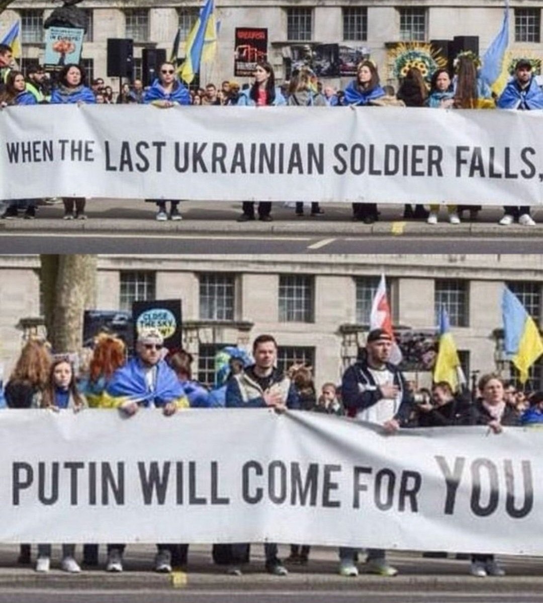 As someone who use to see NATO as the aggressor, every time Putin reject the US bid for peaceful resolution I believe that he could actually try it on other countries in EUROPE. It feels possible everyday, my heart goes to those paying the price 4 freedom.