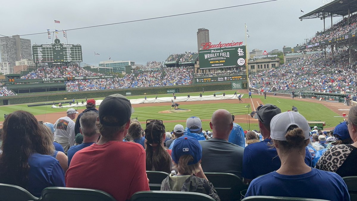 The tarp is coming off at the friendly confines