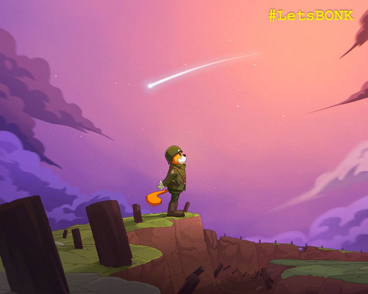 That moment when you realize how far you've gone in pushing for the stars and you know it only gets better from here. 
#LetsBONK <a href="/bonkfun/"></a>