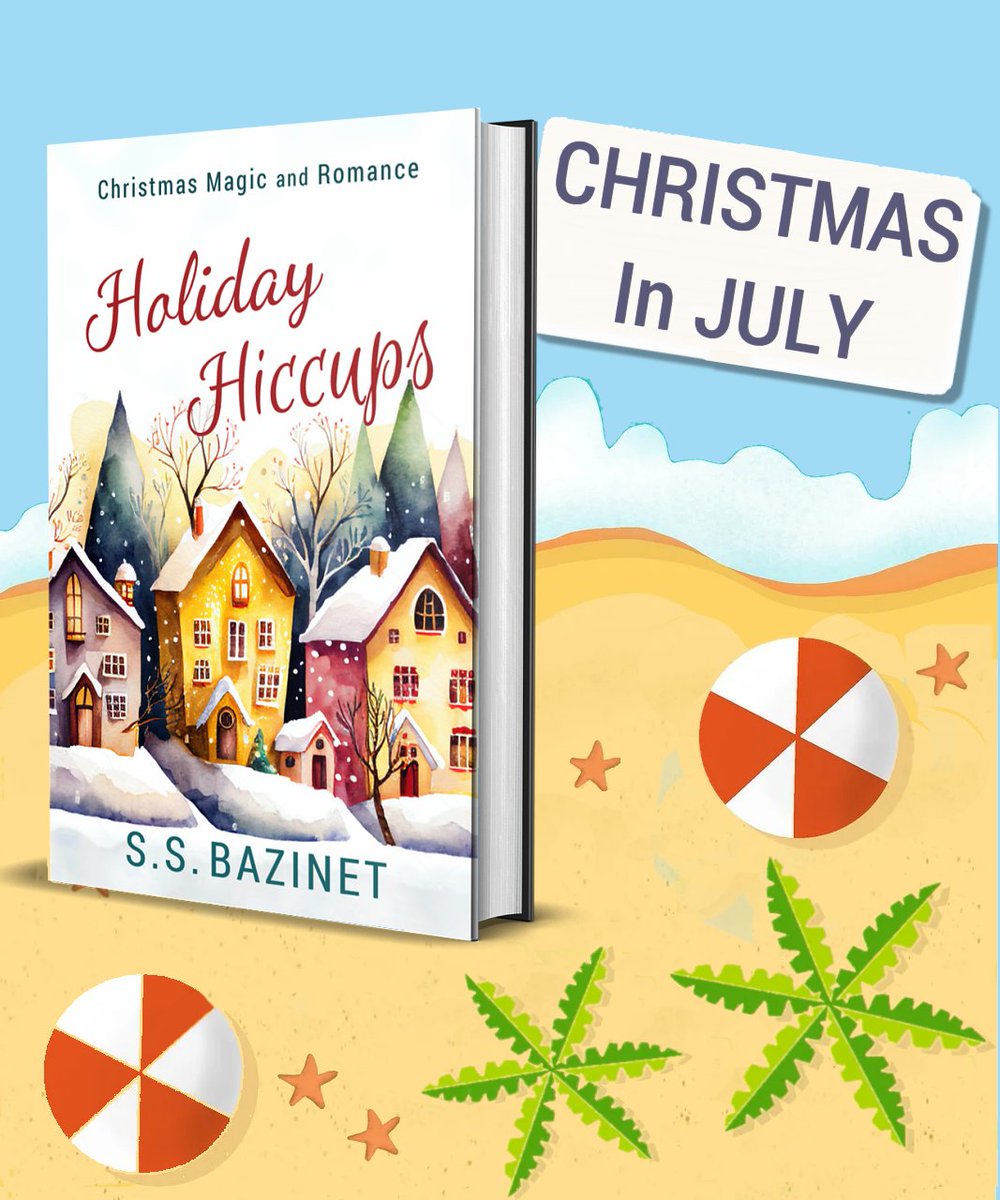 Celebrating Christmas, Romance and Magic in July!
HOLIDAY HICCUPS
amazon.com/dp/B081K8TYGG/

⭐️⭐️⭐️⭐️⭐️“Holiday Hiccups is the Christmas gift you can give yourself regardless of the season.”

#HolidayRomance #KindleUnlimited #ChristmasRomance #ChristmasInJuly #romancereader