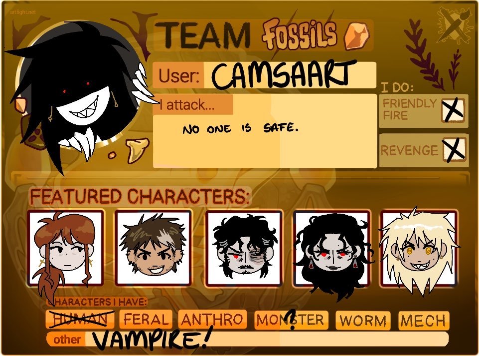 camsaart's tweet photo. MY ART FIGHT PROFILE!!

link: https://t.co/NmmHBvX73W https://t.co/OjZ20S51EF