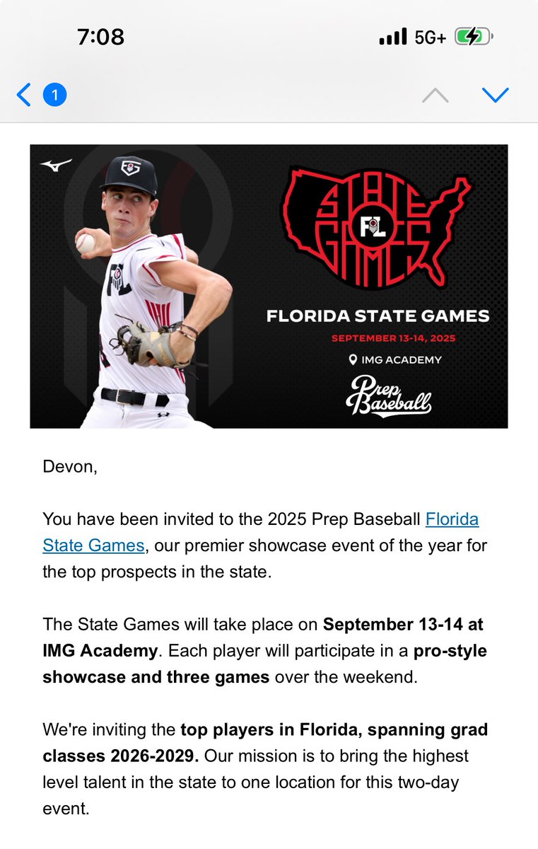 Thanks for invite! <a href="/PrepBaseballFL/">Prep Baseball Florida</a> <a href="/rocco_iervasi/">Rocco Iervasi Jr.</a> <a href="/therealtomlucas/">Tom Lucas</a> <a href="/SJCDbaseball/">St Johns Baseball</a>
