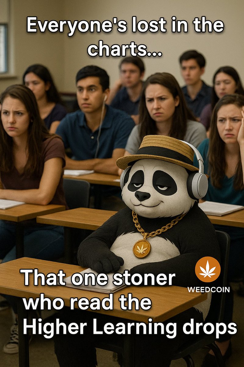 pvtSamoa's tweet photo. @weedcoinOG https://t.co/h6QDbGUPpZ
#HigherLearning #MemeJoint #weedcoin https://t.co/z3jr1uAIfp