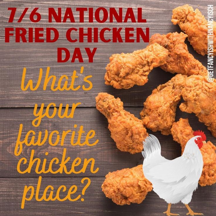 Hope everyone is having a Happy #NationalFriedChickenDay today.