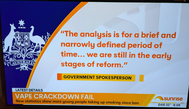 O oh, the supressed <a href="/RoyMorganAus/">Roy Morgan</a> figures have jumped into the MSM!
Oh no! 
Now everyone's going to see how big of a failure <a href="/Mark_Butler_MP/">Mark Butler MP</a> 's vape crackdown is!😱
More facts &amp; figures: 
aliveadvocacymovement.com/post/the-data-…