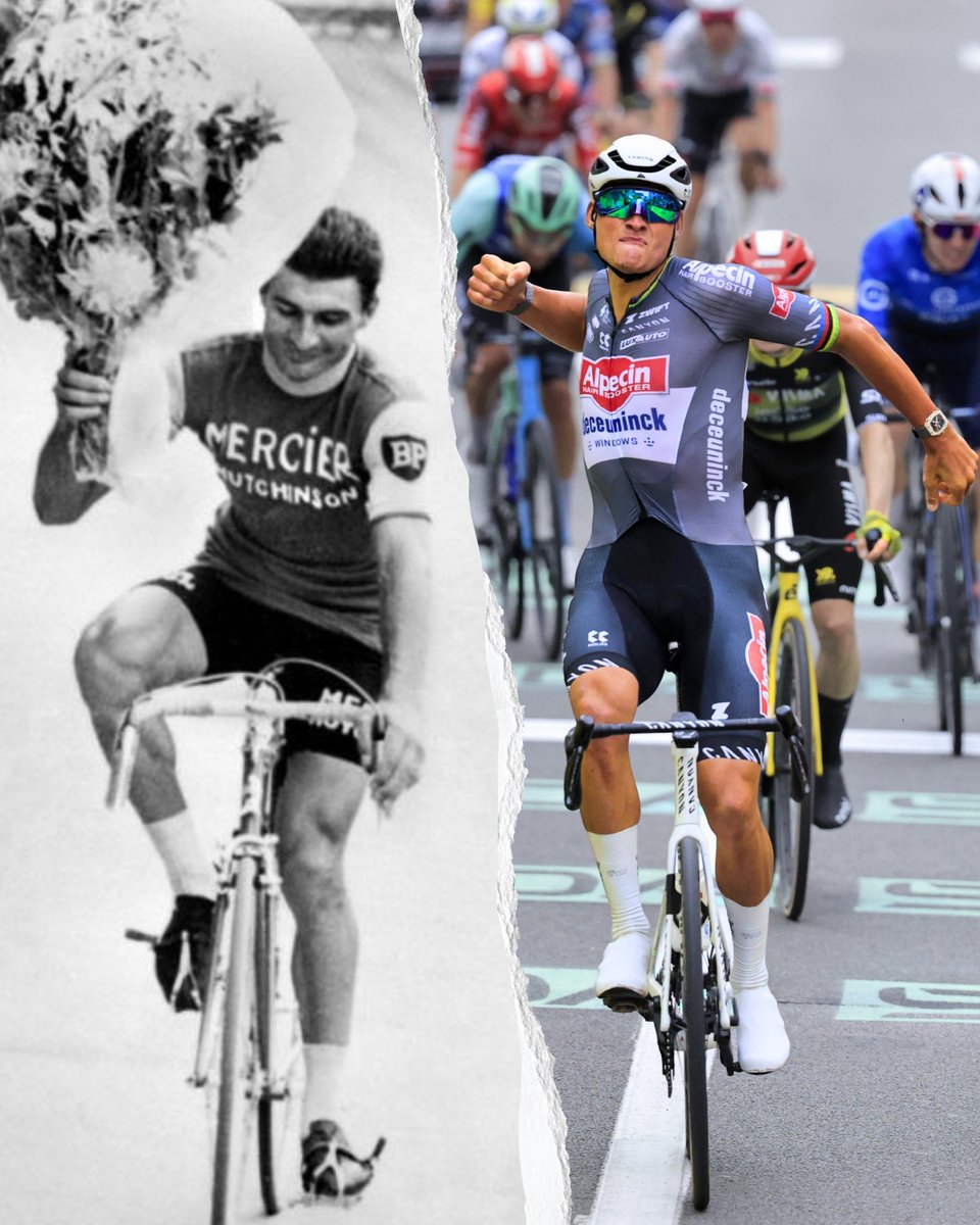 Alpecin-Deceuninck Cycling Team (@alpecindck) on Twitter photo Sometimes, it’s just meant to be. 51 years after Raymond Poulidor’s last <a href="/letourdefrance/">vivre la révolution</a> stage victory, his grandson @mathieuvanderpoel claimed his second ever TDF stage win today. Keeping the legacy alive! 💛
#AlpecinDeceuninck #TDF2025 #MerciPoupou Sometimes, it’s just meant to be. 51 years after Raymond Poulidor’s last <a href="/letourdefrance/">vivre la révolution</a> stage victory, his grandson @mathieuvanderpoel claimed his second ever TDF stage win today. Keeping the legacy alive! 💛
#AlpecinDeceuninck #TDF2025 #MerciPoupou