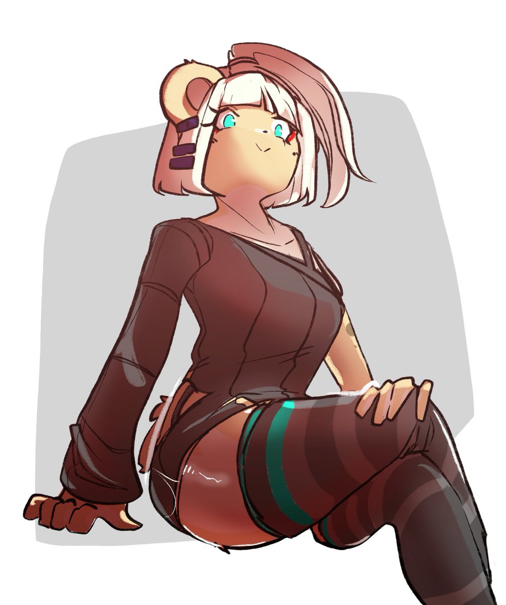 Sync0t's tweet image. Warm up (Ayame)