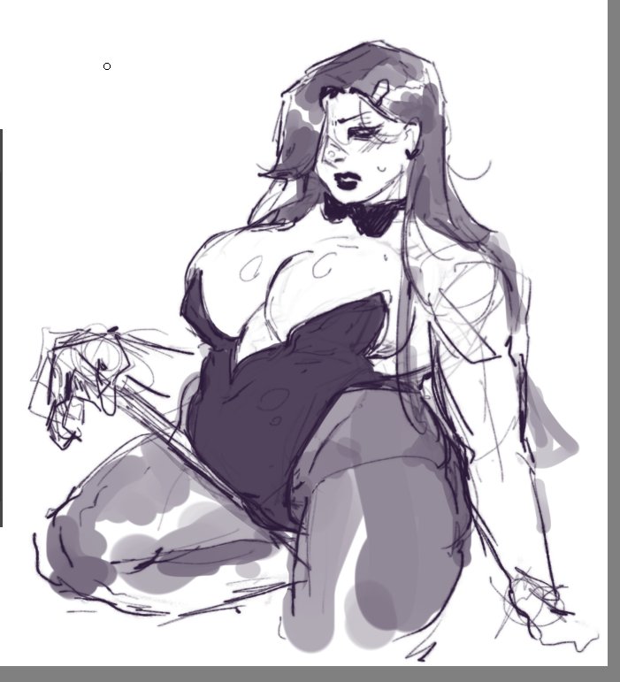 xzakk000's tweet image. Art trade with @shookieshima using their gorgeous lady Shockwave (bunny suit ver.) 🫶
I'll probably work on these again later, for now I'm leaving them as sketches 😭