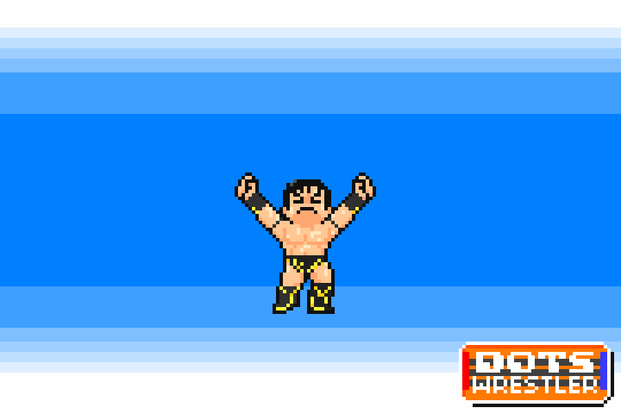 G1出場を勝ち取ったタイチ選手をdotswresterにしました。まさに大復活！
絶望から立ち上がるのがプロレスラーの強さ！聖帝、真夏の進軍開始！
#njpw #njsoul #G1CLIMAX35 #dotswrestler