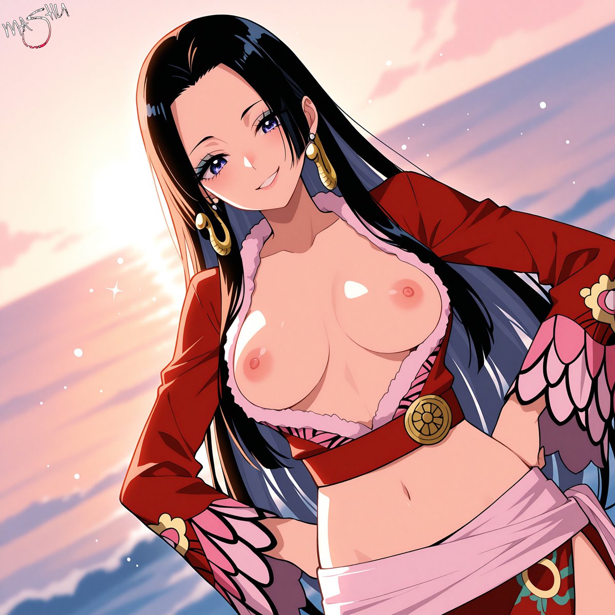 Marin Kitagawa in Boa Hancock Cosplay // My Dress-Up Darling x One Piece  👀

#MarinKitawaga #BoaHancock #hentai