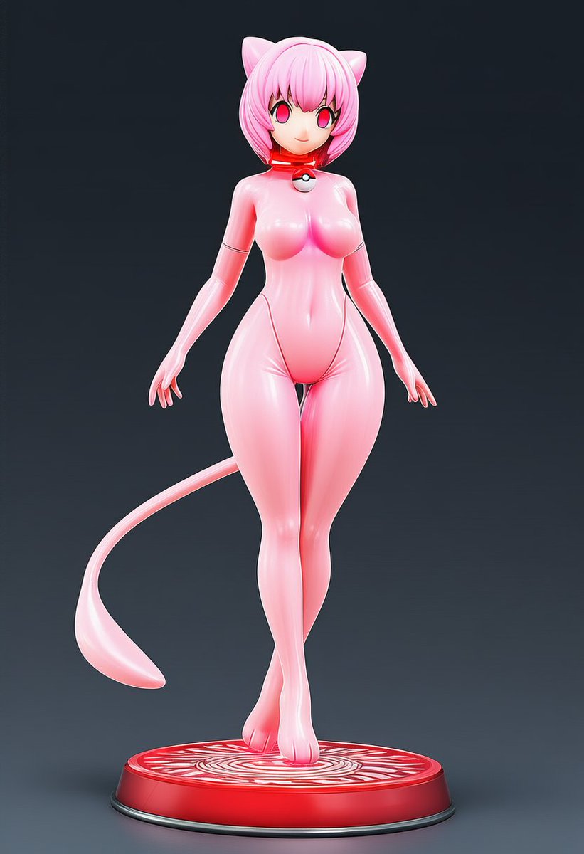 MaidensOc's tweet photo. My goddess/queen/owner @QueenNocti has made me into a perfect plastic slave mew figurine to be put on her shelf! I just can't wait to serve and worship her! Just look at how cute and good I look! Hehehe~ Everyone should become a figurine and serve @QueenNocti !!! 💕💞 https://t.co/KfQMrd2f3Q