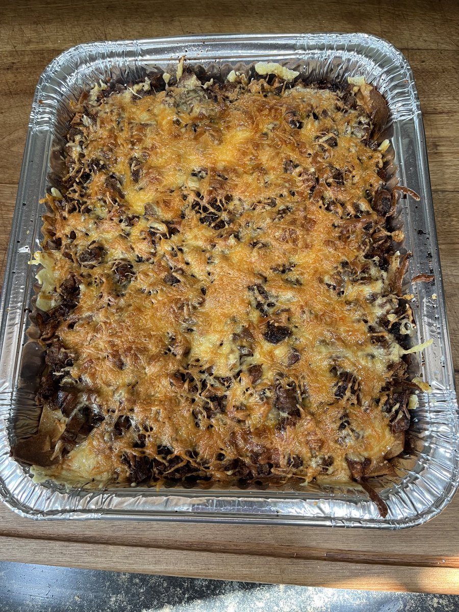 Brisket casserole style leftovers. Eat more Beef.