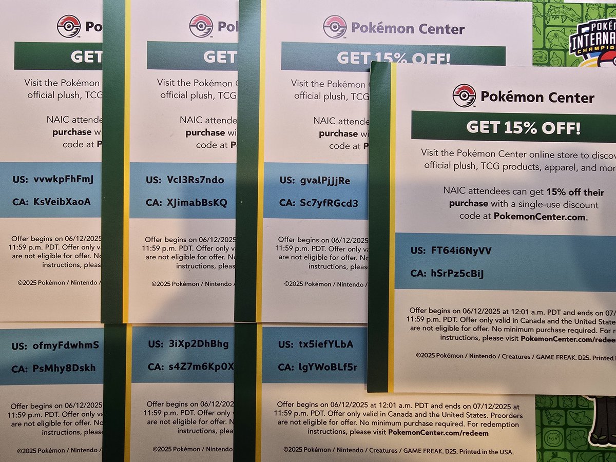 Forgot to share the Pokemon center discount code to my NA friends. 5 days left, hope it will be useful to someone. 

#pokemoncenter