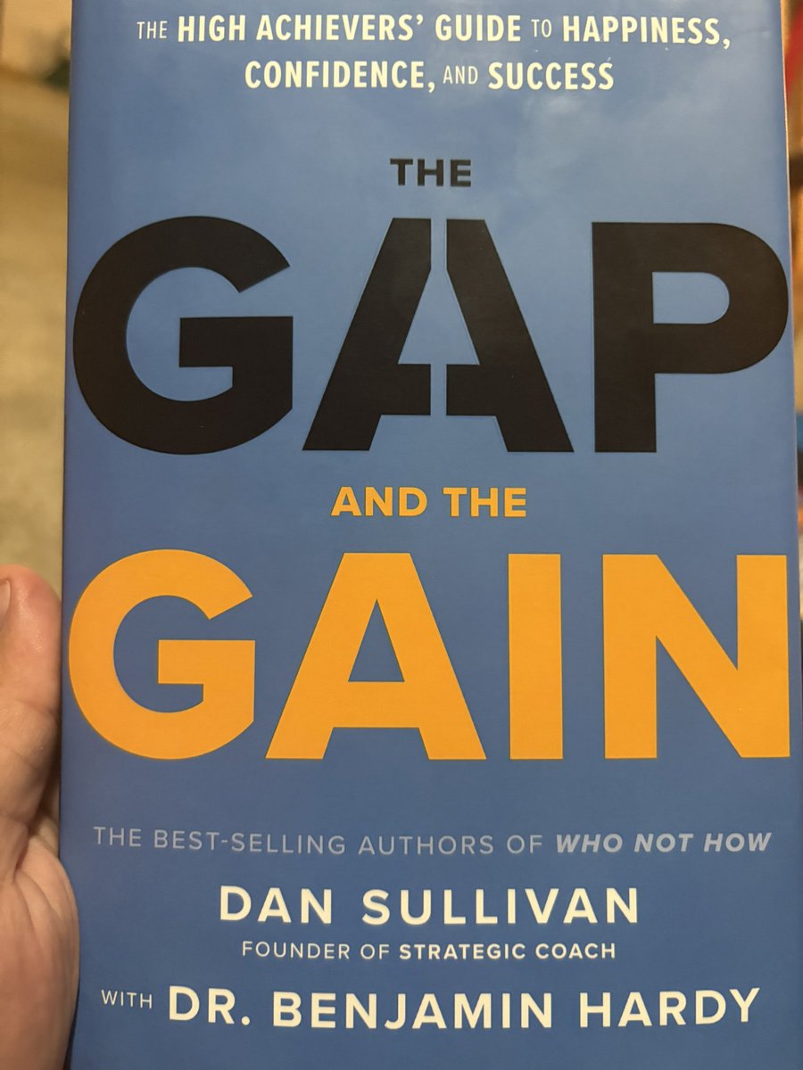 bloom_golf's tweet image. On a summer reading spree - highly recommend @StrategicCoach
Instead of measuring yourself against the “ideal future” (which creates the Gap), the authors encourage measuring progress based on how far you’ve come—the Gain.
That shift can fuel more happiness, confidence, and…