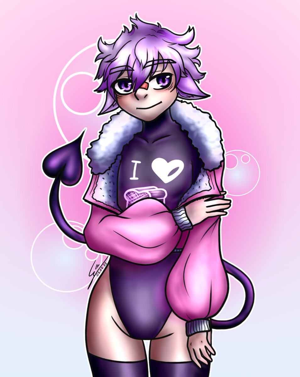 And here is also the full art of <a href="/SleepyJayOJ/">Jay</a> <3

MY SON! I LOVED DRAWING YOU! All the bounce lightings were so FUN! :D

#linekleinart | #ENVtubers