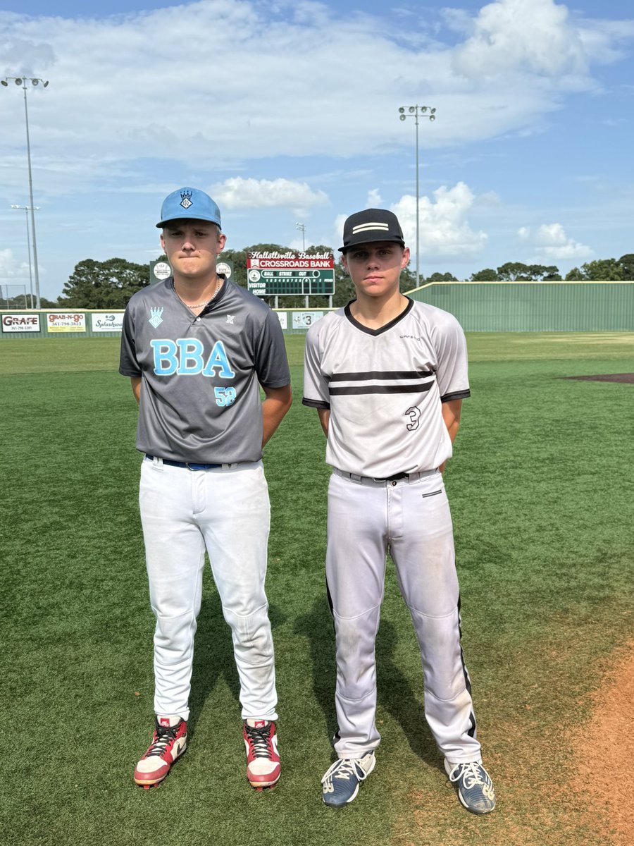 RBTournaments.com
Schreiner &amp; Howard Payne College Coach Showcase Tournament ‼️

BBA   
🆚
Warstic

PoG🏆:
🥇Colton Ballard: 3 IP, 1 H, 0 ER, 5Ks
🥇Joe Roach: 5 IP, 3 H, 0ER, 4Ks
