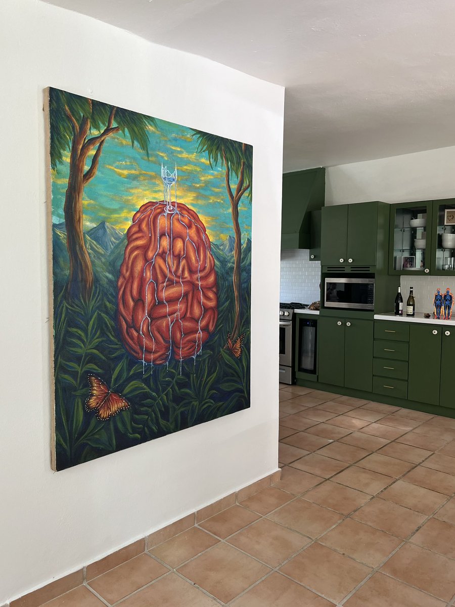 marcosalvarado_'s tweet image. Install day 🖼️
I love seeing my pieces find a home where they're surrounded by good energy, a warm family, and a thoughtful atmosphere.