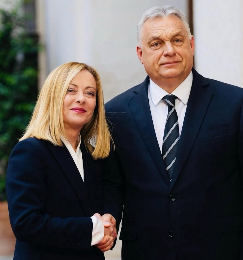 Giorgia Meloni And Viktor Orban
Two Great European Patriots
🇮🇹🇭🇺