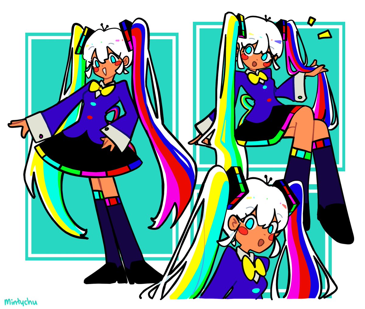 Minty (@minty_chu) on Twitter photo i wanted to combine my tv miku with static miku........
i think she turned out very cute! i wanted to combine my tv miku with static miku........
i think she turned out very cute!