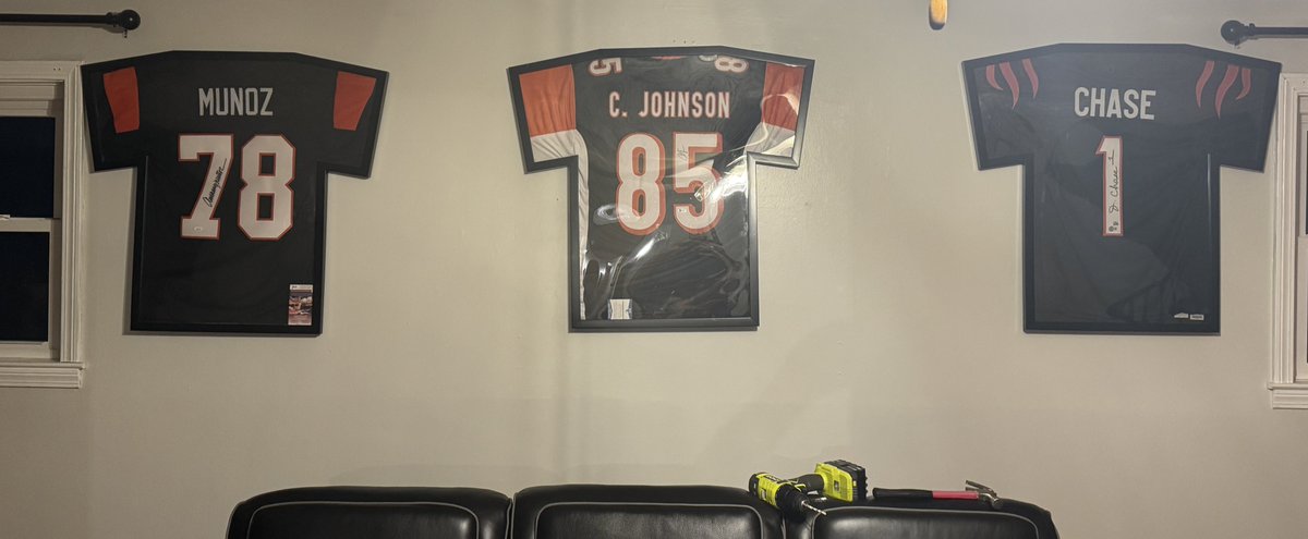 Felt like it was only right that 3 🐐’s get their own wall in the basement.
